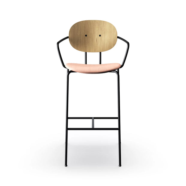 Sibast Piet Hein Bar Chair Black Edition With Armrest