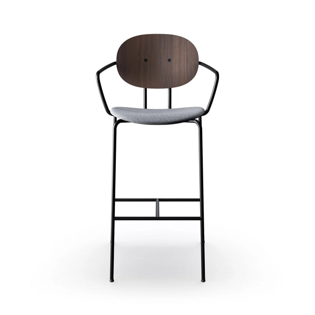 Sibast Piet Hein Bar Chair Black Edition With Armrest