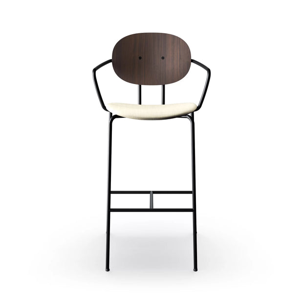 Sibast Piet Hein Bar Chair Black Edition With Armrest
