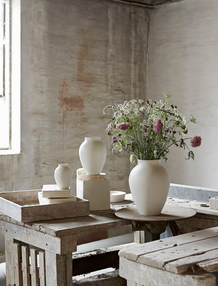 Knabstrup Vase, White