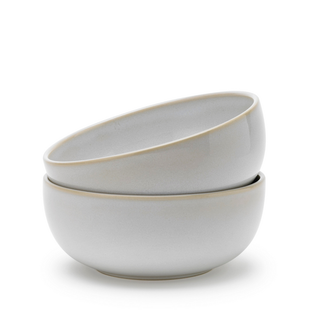 Knabstrup Tavola Bowl, White, Set of 2, Small