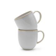Knabstrup Tavola Mug, White, Set of 2