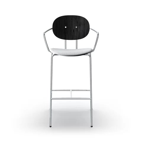 Sibast Piet Hein Bar Chair Chrome Edition With Armrest