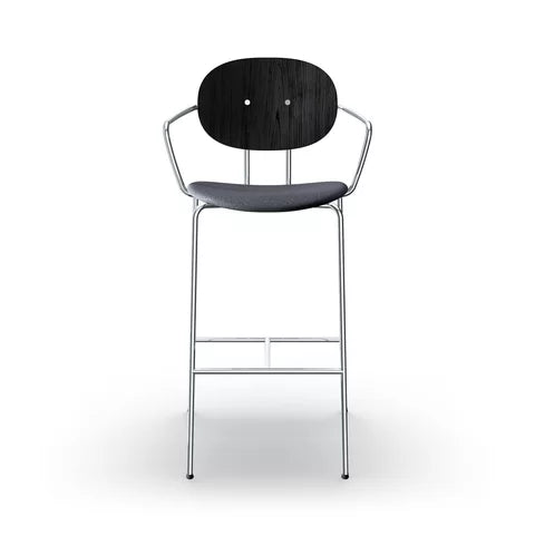 Sibast Piet Hein Bar Chair Chrome Edition With Armrest