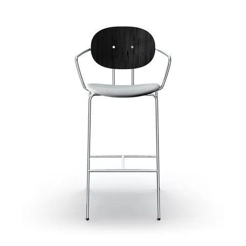 Sibast Piet Hein Bar Chair Chrome Edition With Armrest