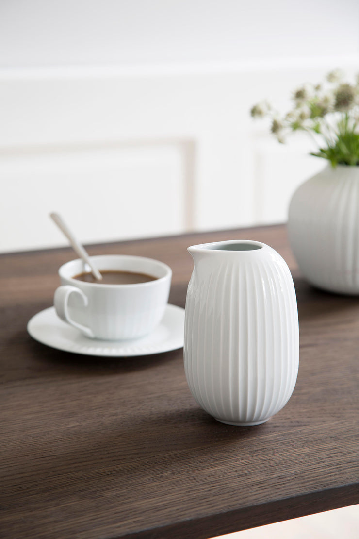 Kähler-Hammershøi-Cupw/Saucer-White-3Pcs.