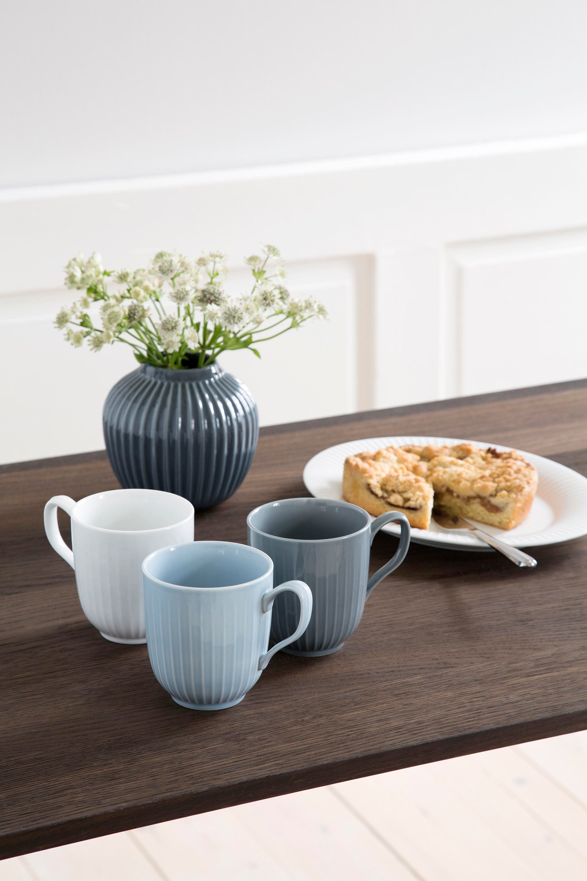 Kähler-Hammershøi-Mug-White-3 Pcs.