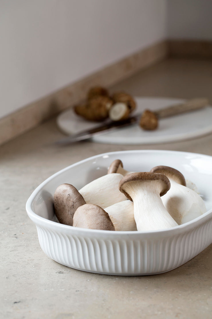 Kähler-Hammershøi-Ovenproof-Dish-White-9.5”x12.6”