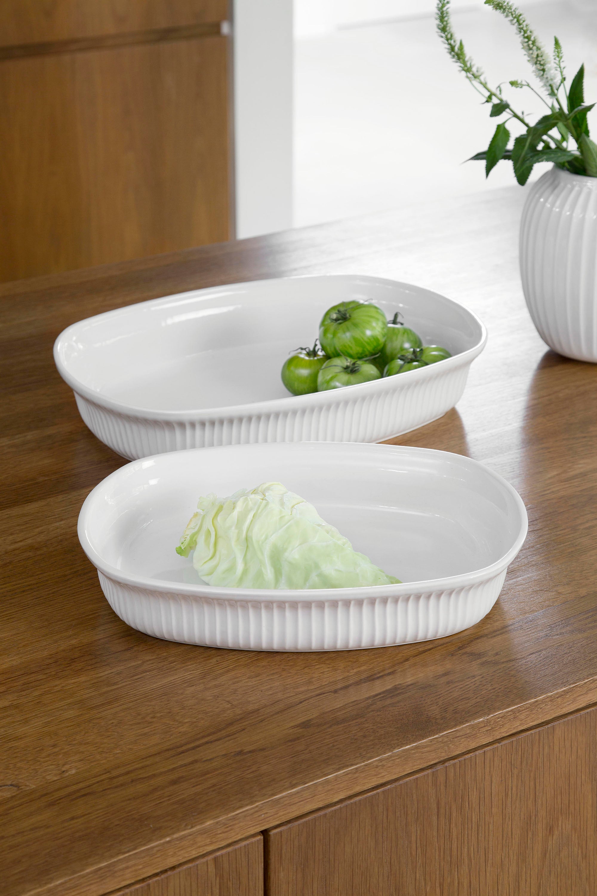 Kähler-Hammershøi-Ovenproof-Dish-White-11.4”x15.4”