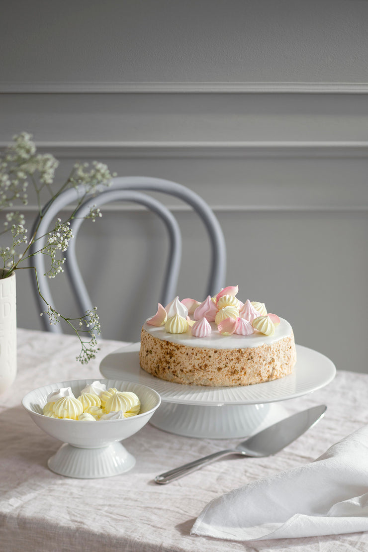 Kähler-Hammershøi-Cake-Dish-White,-11.8”