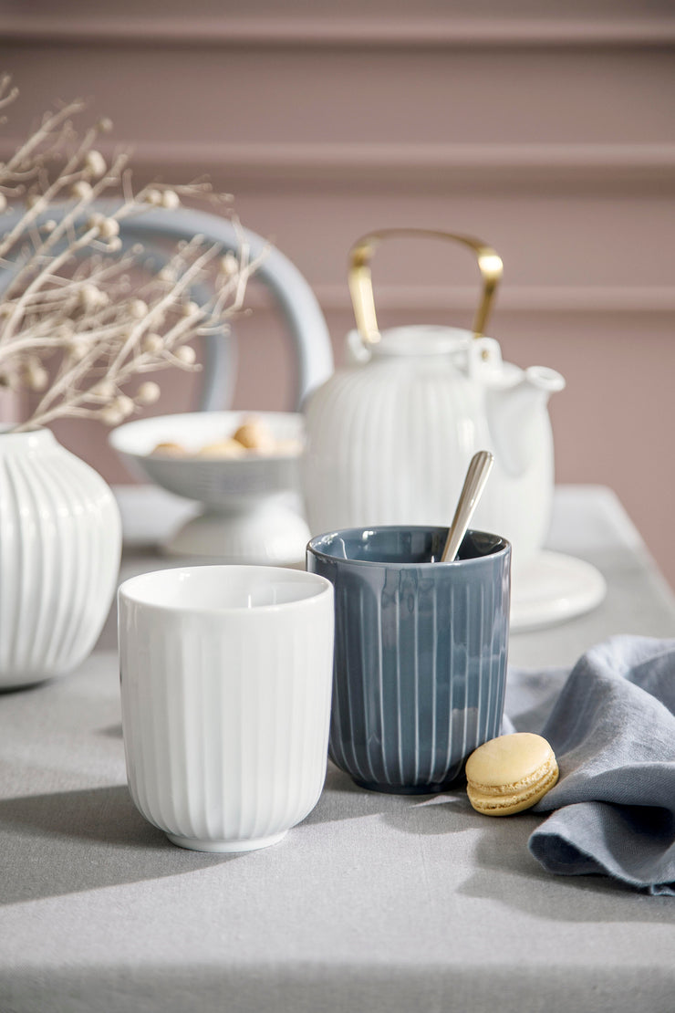 Kähler-Hammershøi-Thermos-Mug-White- 3Pcs.