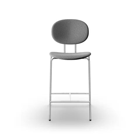 Sibast Piet Hein Bar Chair Chrome Edition, Full Upholstered