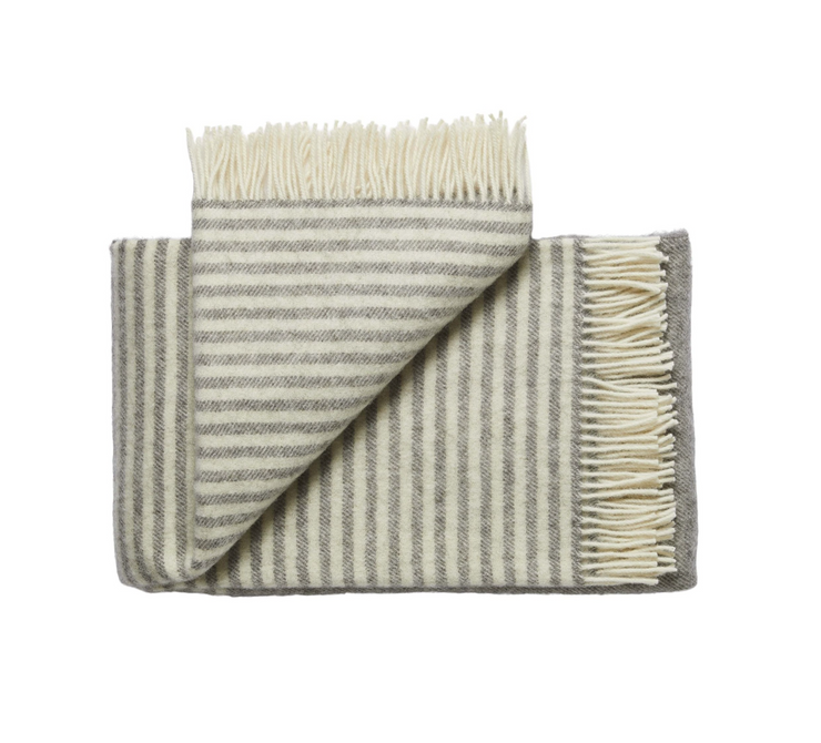 Silkeborg Uldspinderi Bogø Throw - Light Nordic Grey