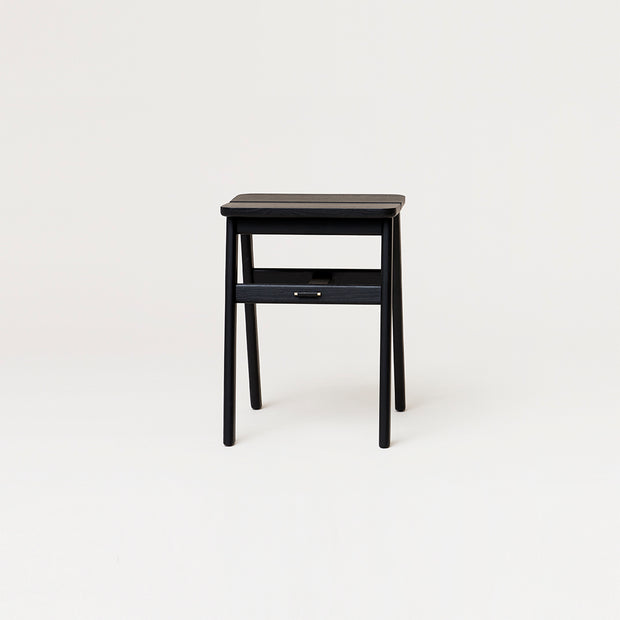 Form & Refine Angle Foldable Stool, Black-stained