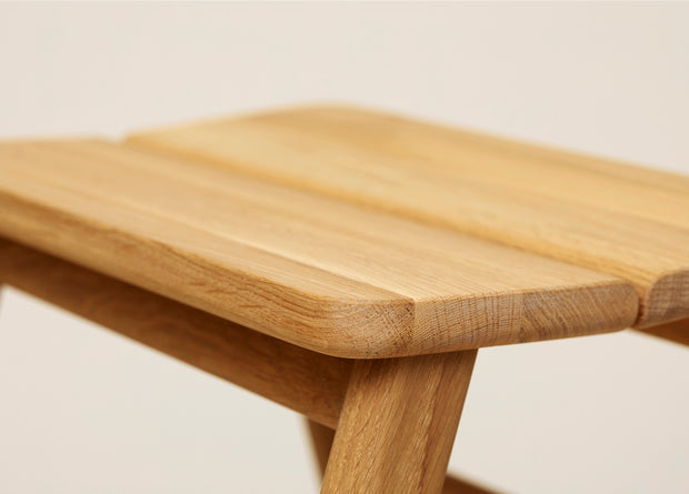 Form & Refine Angle Foldable Stool, Oak