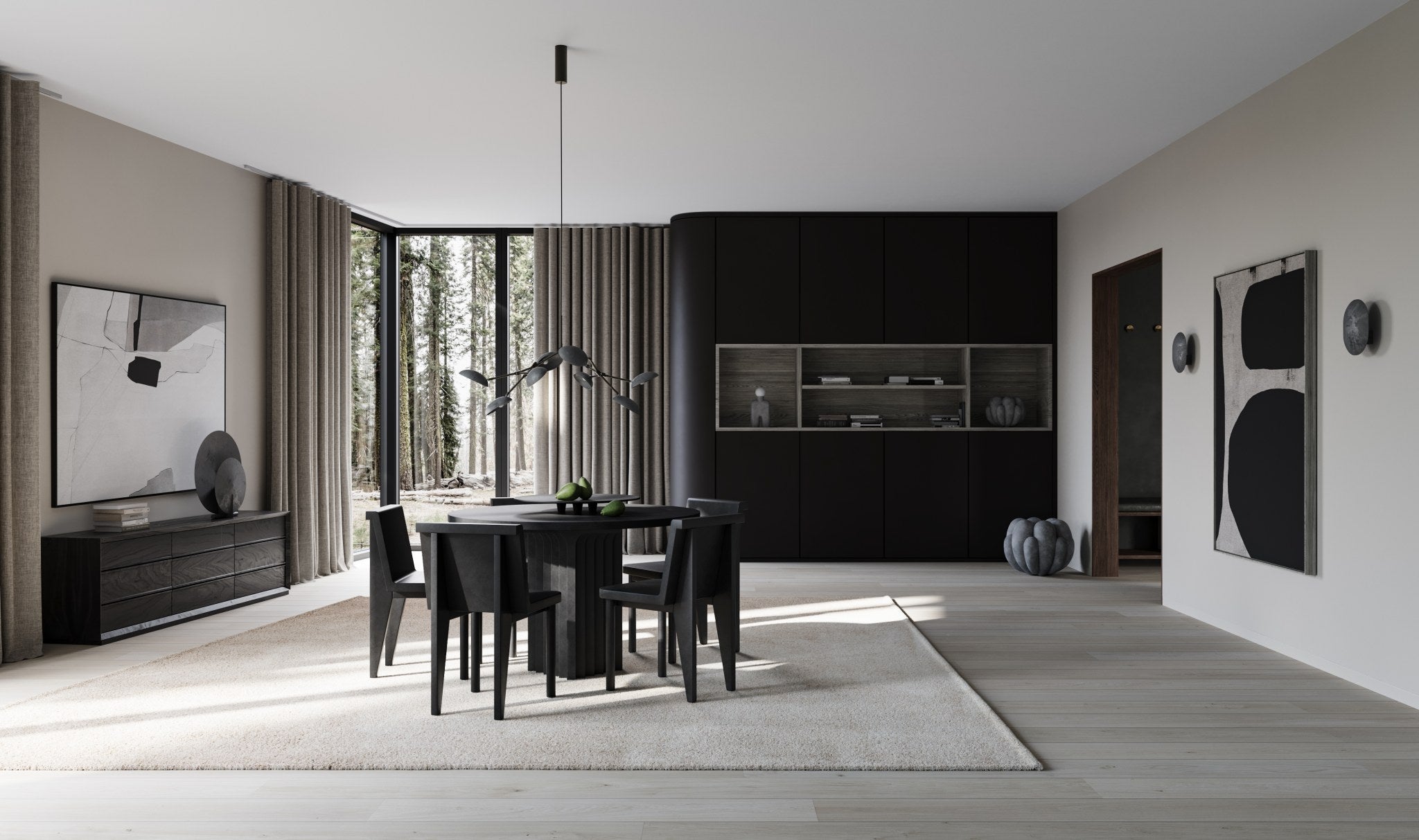 Arc Dining Table - Coffee - 101 CPH