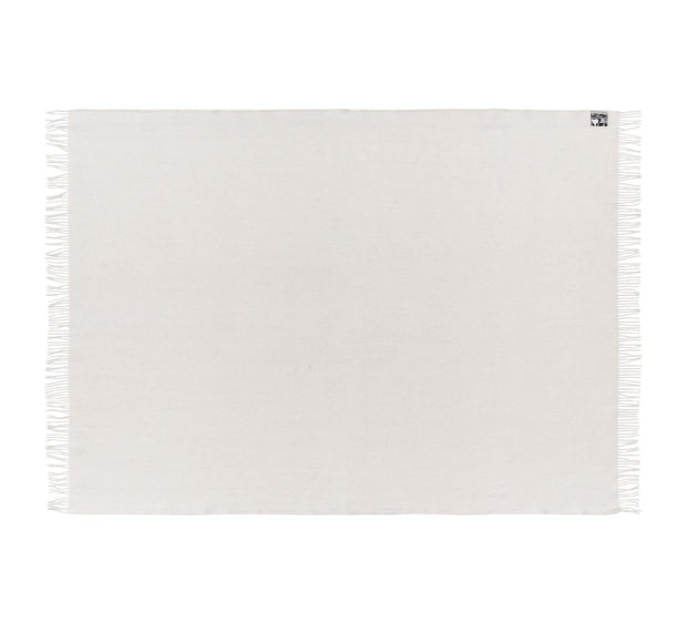 Silkeborg Uldspinderi Athen Throw 130x200 cm Throw 0100 White