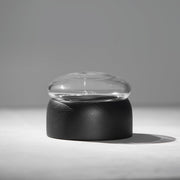 ChiCura Copenhagen Boletus Black/Clear Glass, w. 12 cm Living / Containers & Vases