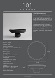 Baburu Bowl, Big - Black - 101 CPH