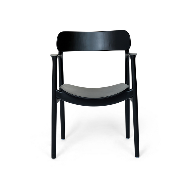 Bent Hansen Asger Chair, Black-painted Beech