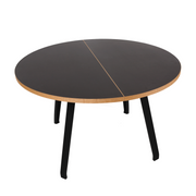 Bent Hansen Primum Table, Black Linoleum