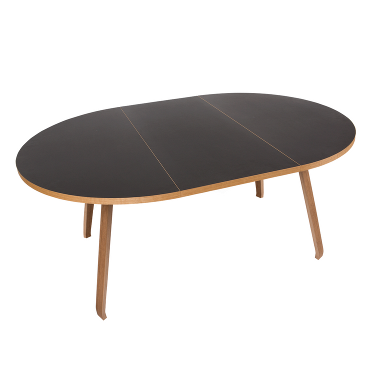 Bent Hansen Primum Table, Black Linoleum