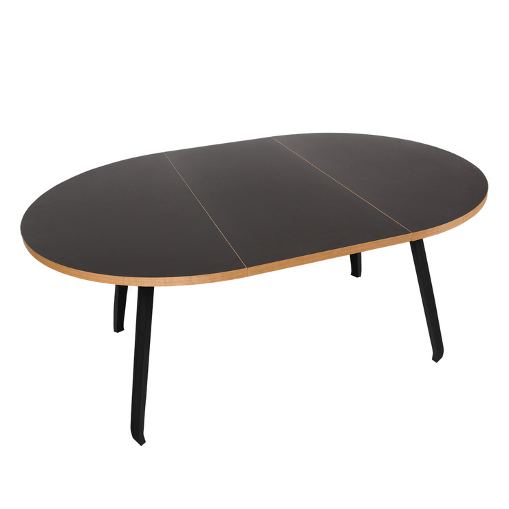 Bent Hansen Primum Table, Black Linoleum