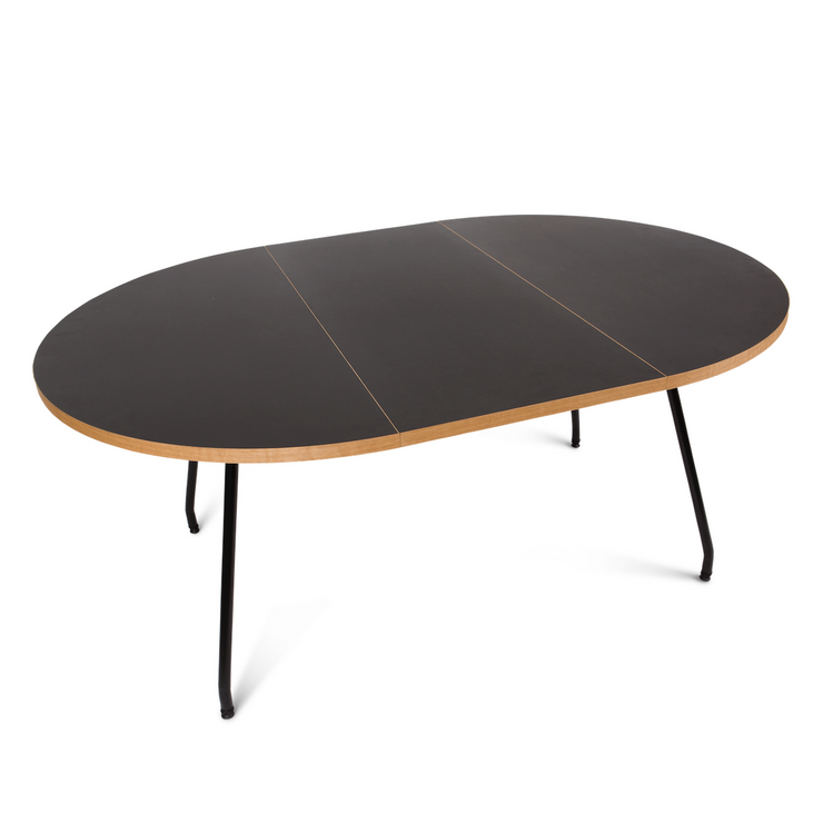Bent Hansen Primum Table, Black Linoleum