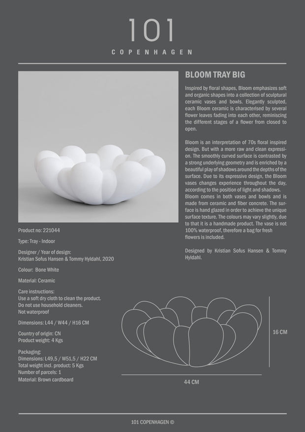 Bloom Tray, Big - Bone White - 101 CPH