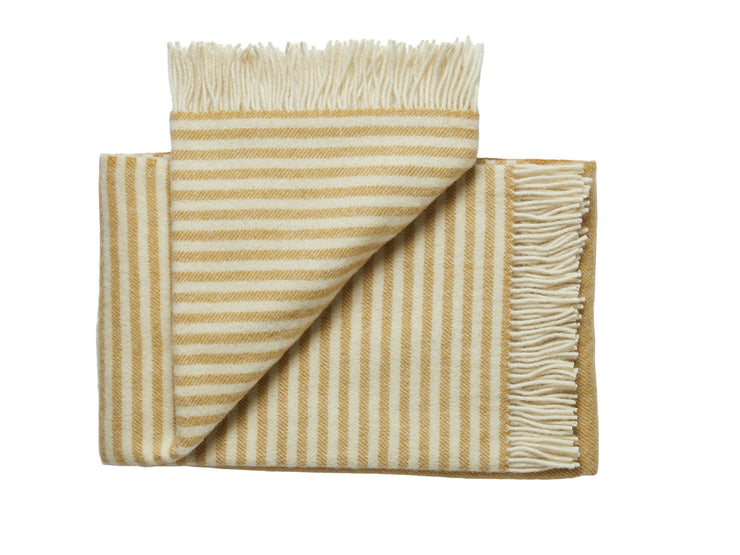 Silkeborg Uldspinderi Bogø Throw 140x240 cm Throw 0128 Sunflower Yellow