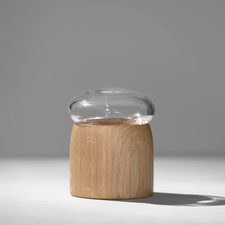 ChiCura Boletus - Boletus Oak/Clear Glass, 4.7"