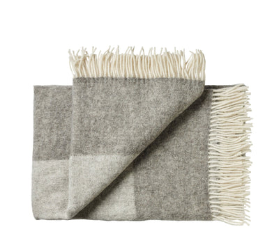 Silkeborg Uldspinderi Bornholm Throw 140x240 cm Throw 0111 Light Nordic Grey
