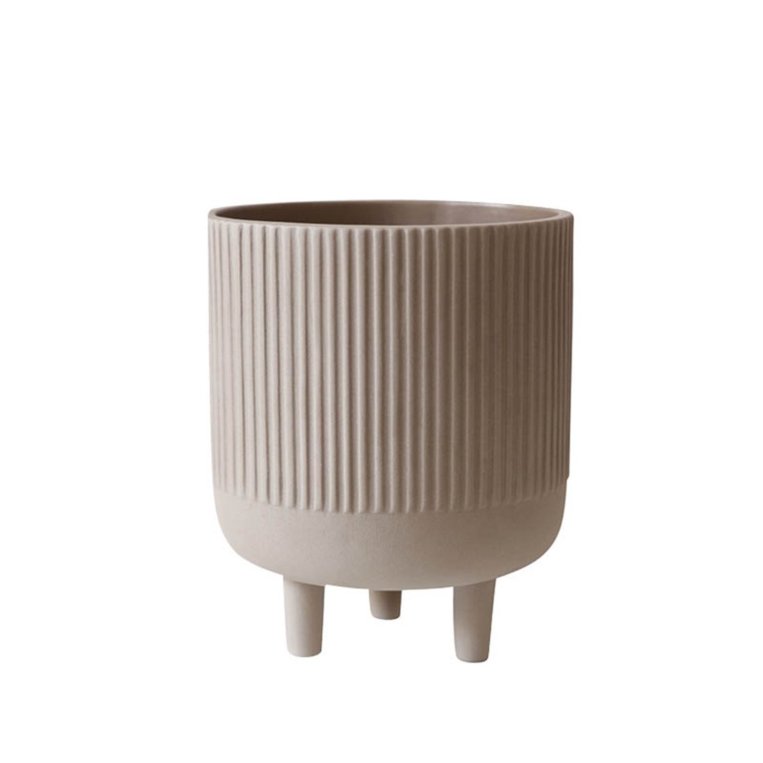 terracotta bowl large with 3 legs designed by Kristina Dam studio