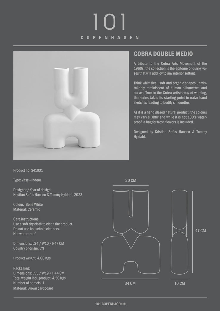 Cobra Double, Medio - Bone White - 101 Copenhagen