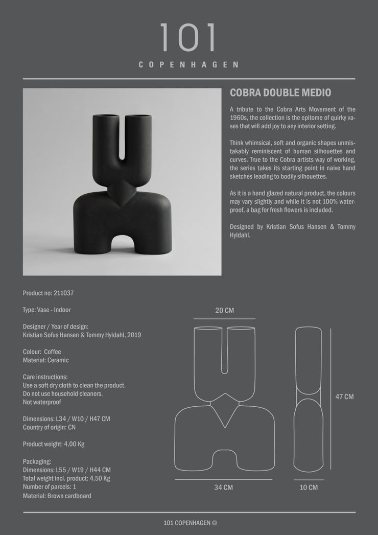 Cobra Double, Medio - Coffee - 101 CPH