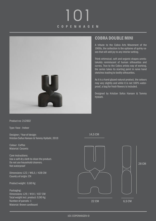 Cobra Double, Mini - Coffee - 101 CPH