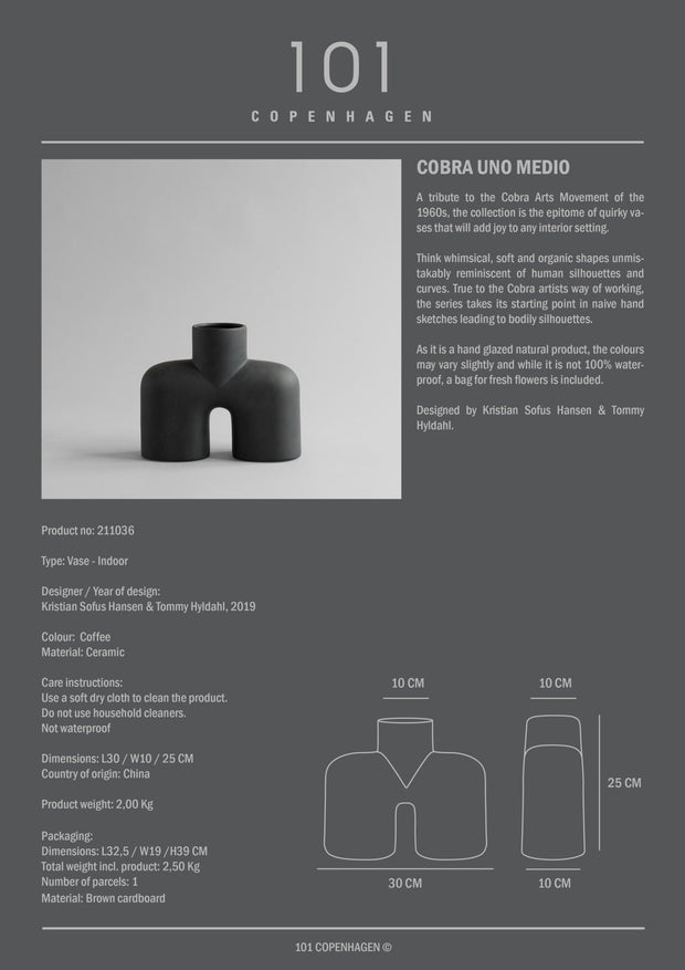 Cobra Uno, Medio - Coffee - 101 CPH