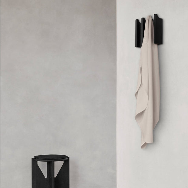 Small black coat rack perfect for small spaces kristina dam studio