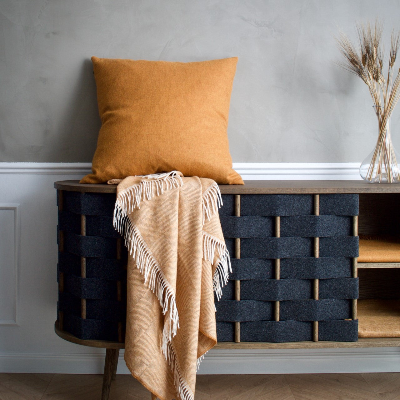 Silkeborg Uldspinderi Cusco Cushion 60x60 cm Cushion 0726 Denim Blue