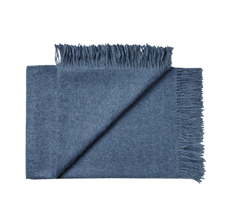Silkeborg Uldspinderi Cusco Throw 130x200 cm Throw 0726 Denim Blue