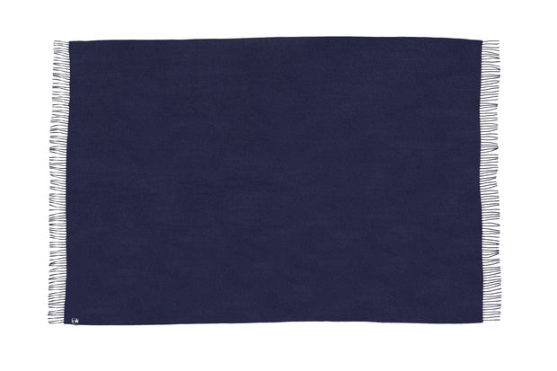 Silkeborg Uldspinderi Cusco Throw 130x200 cm Throw 0638 Deep Ocean Blue