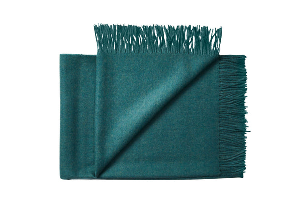 Silkeborg Uldspinderi Cusco Throw 130x200 cm Throw 0819 Teal Green