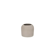 Grey engobe earthware terracotta designed Dome X-tra small vase from Kristina Dam