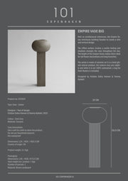Empire Vase, Big - Dark Grey - 101 CPH