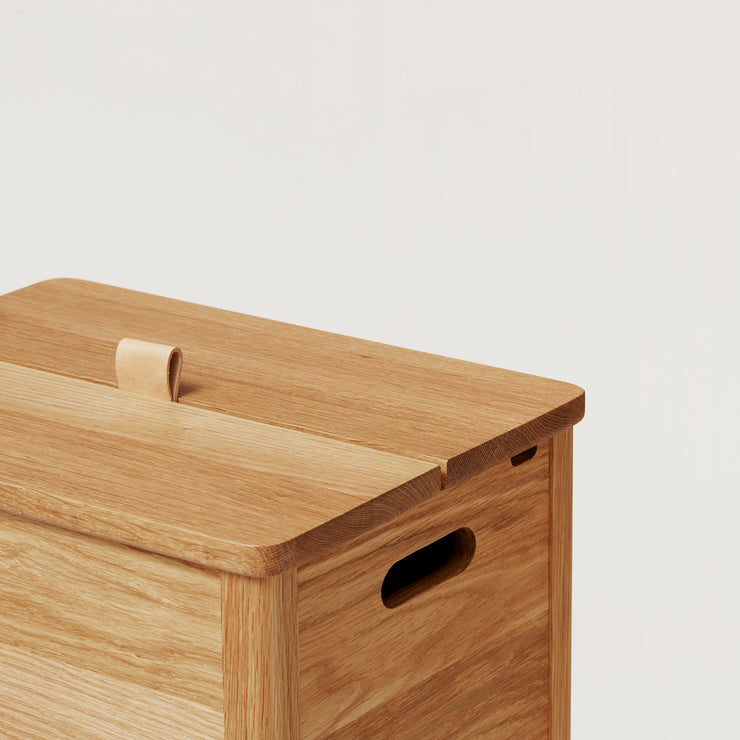 Form & Refine A Line Laundry Box, Oak