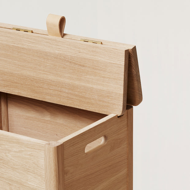 Form & Refine A Line Laundry Box, White Oak