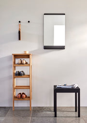 Form & Refine Rim Wall Mirror, Black