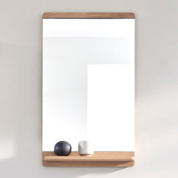 Form & Refine Rim Wall Mirror, White Oak