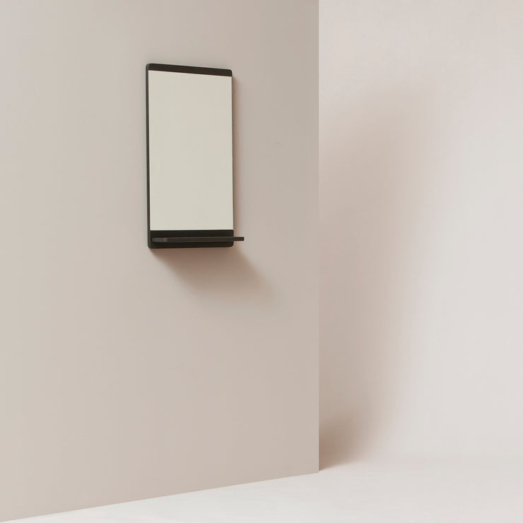 Form & Refine Rim Wall Mirror, Black