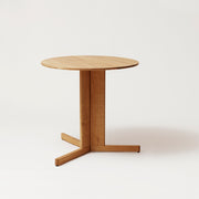 Form & Refine Trefoil Round Table, 3 Legs, Oak